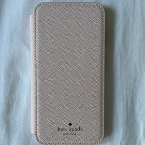 kate spade leather iphone 6 plus folio wallet case